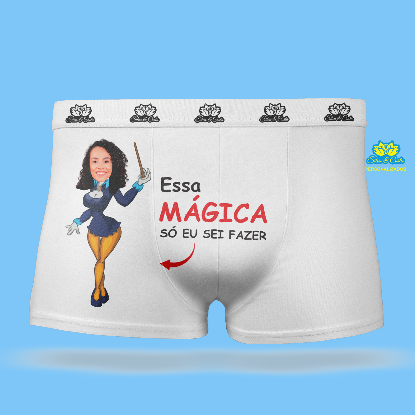 Cueca Box Personalizada com fotos