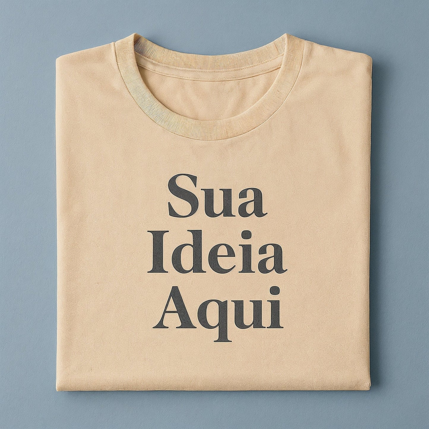 Camiseta Unissex Bege Personalizada