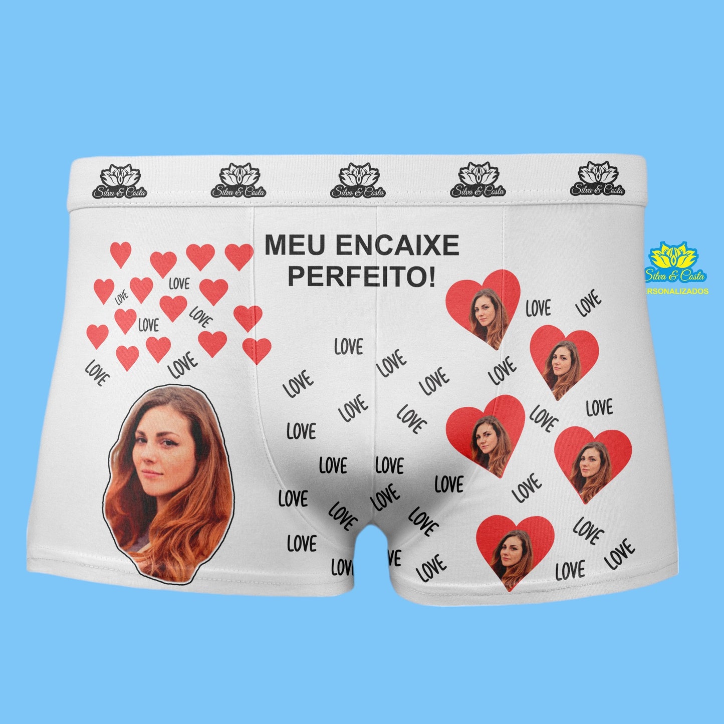 Cueca Box Personalizada com fotos