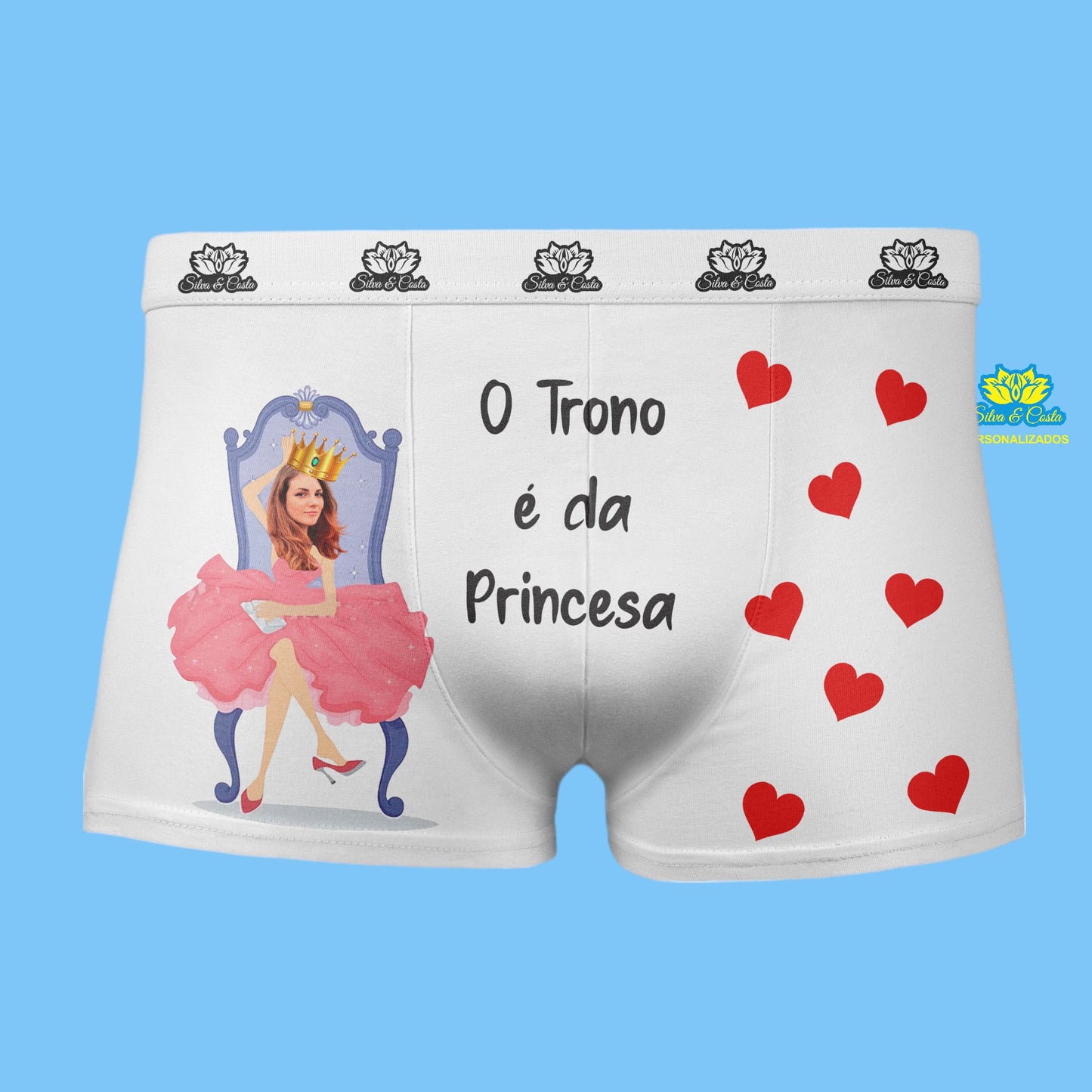 Cueca Box Personalizada com fotos