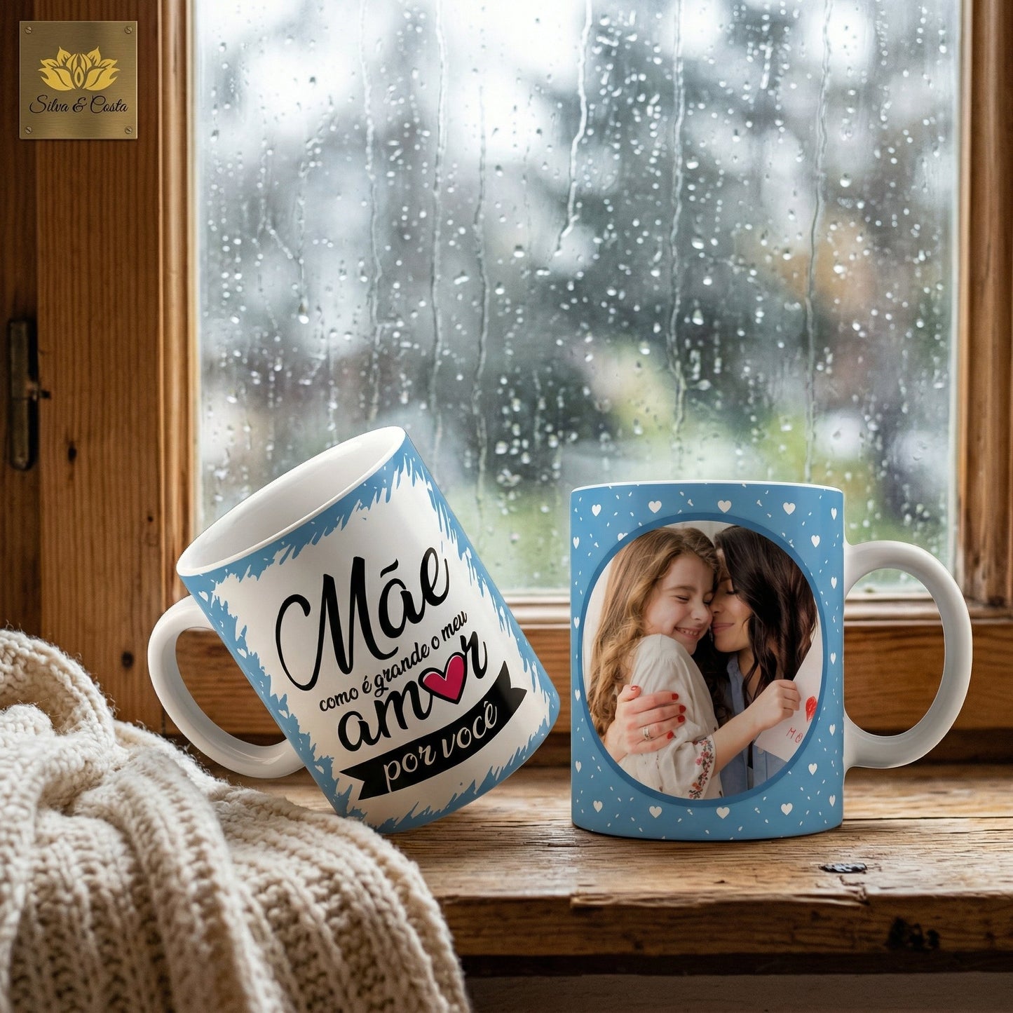 Caneca Personalizada com Foto e Frase | Presente Mãe