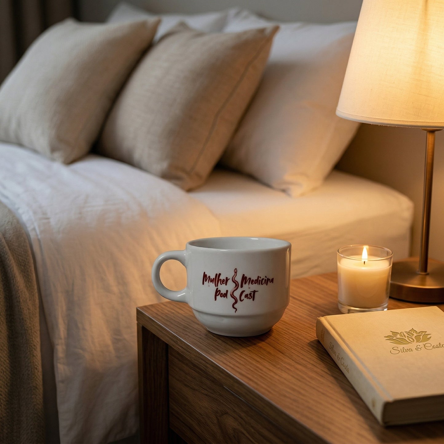 Caneca Porcelana Personalizada com Frase | Podcast