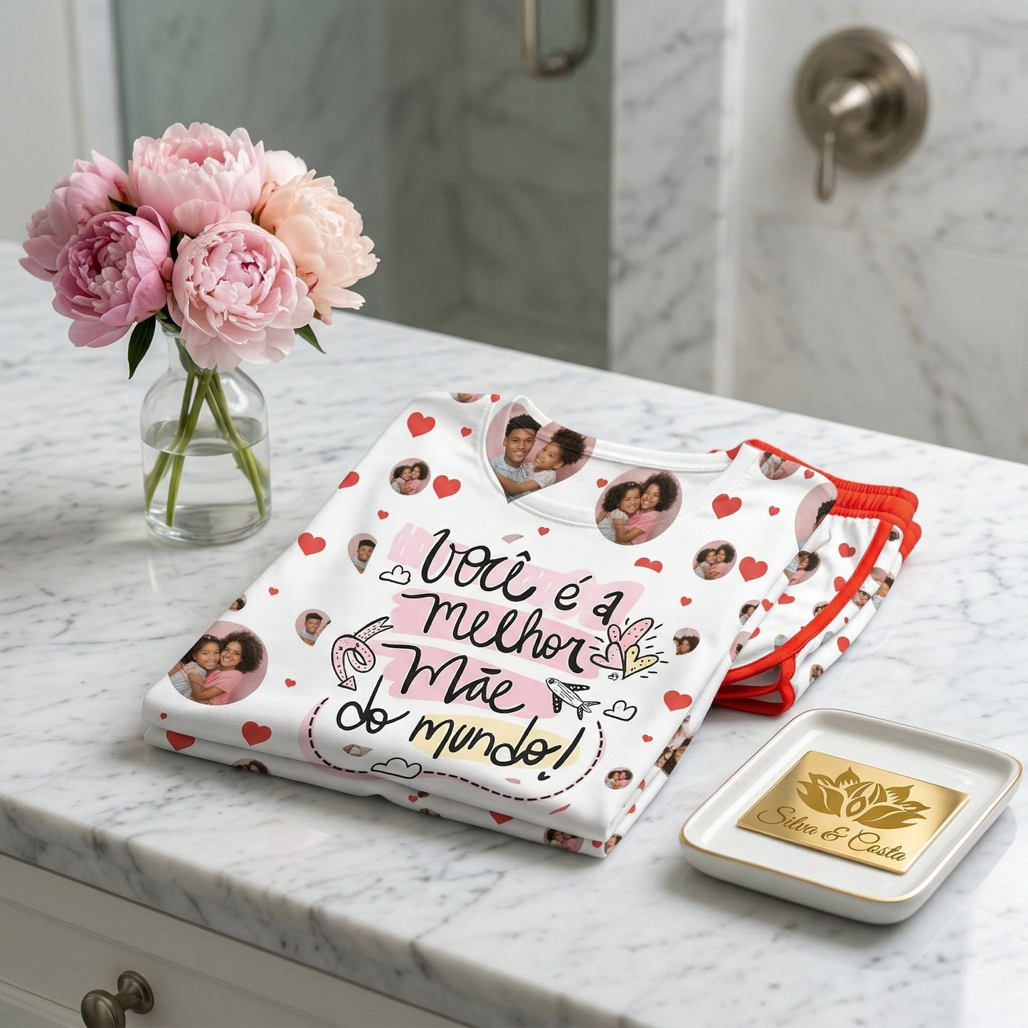 Pijama Personalizado com Foto | Dia das Mães