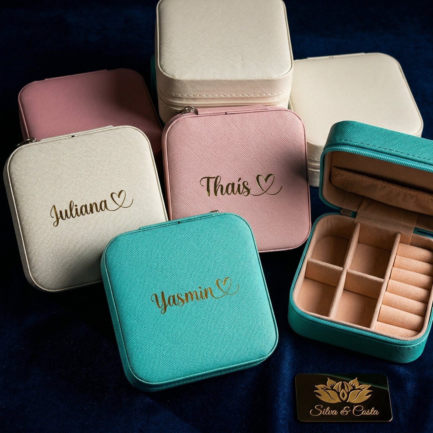 Porta-Joias Personalizado com Nome | Lembrança 15 Anos