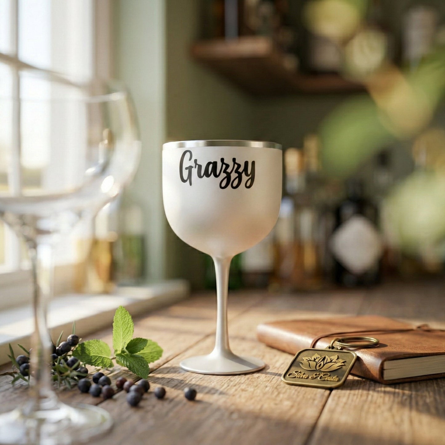 Taça Gin Personalizada com Nome — Presente para Amantes de Gin