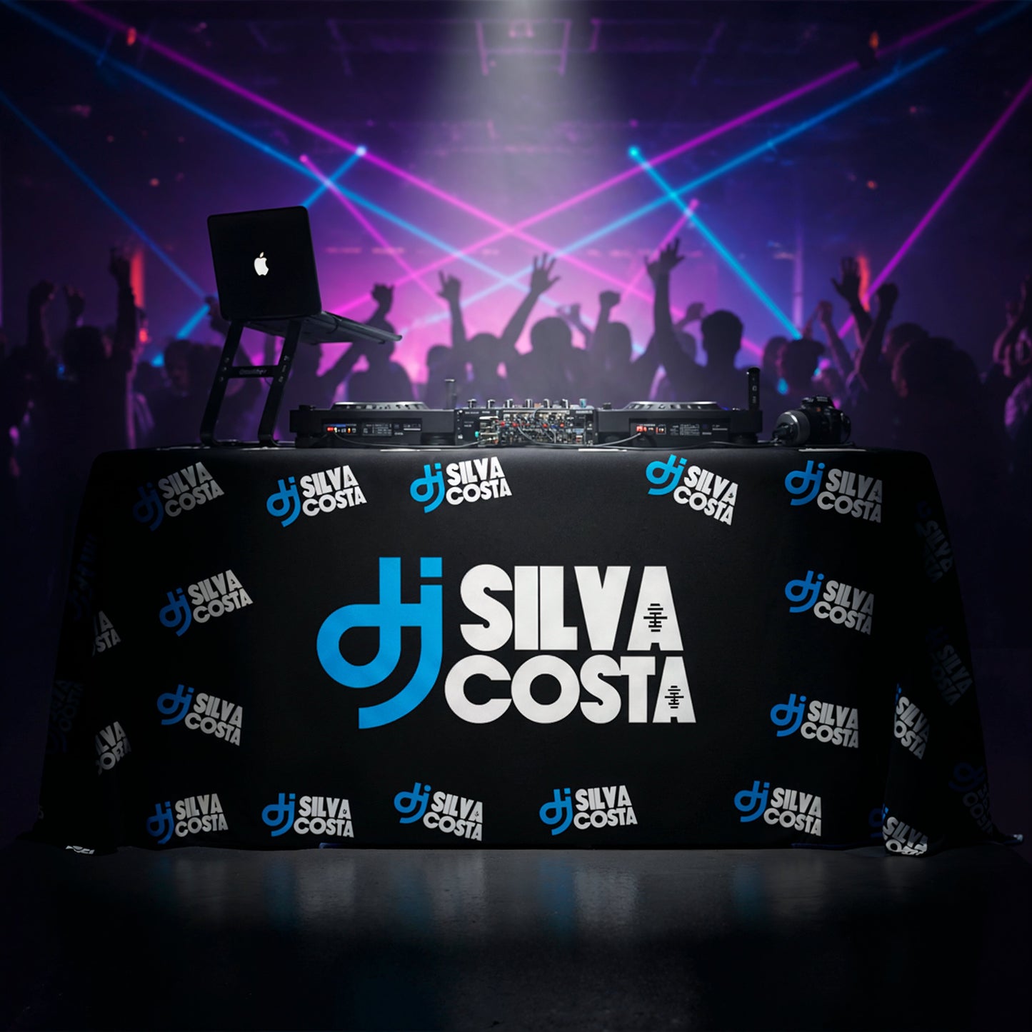 Toalha Para Dj Personalizada 2,5 x 1,5 Mts