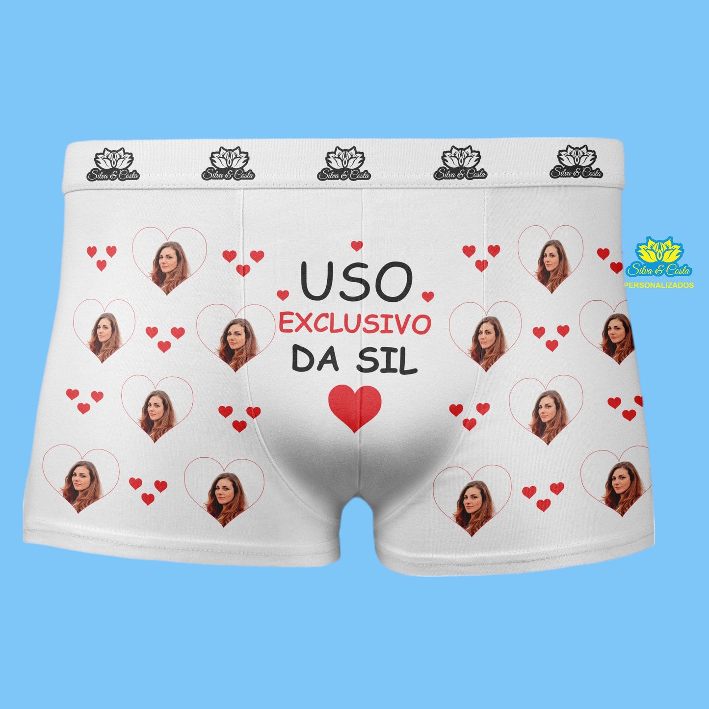 Cueca Box Personalizada com fotos