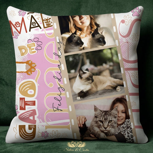 Almofada com foto: o presente dia das mães personalizado entrega rápida que emociona