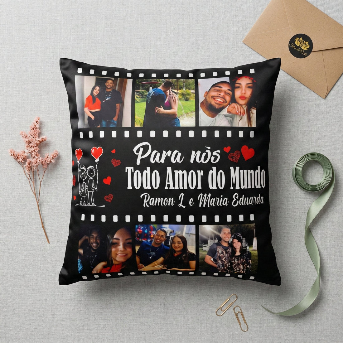 Almofada com foto: a escolha certa entre presentes personalizados criativos para não errar