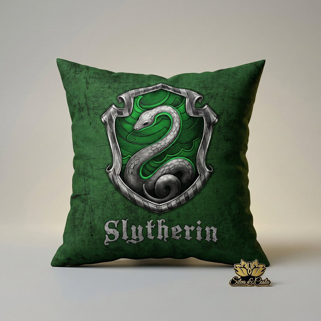 Almofada Slytherin personalizada: o presente criativo para dia das mães outono que abraça
