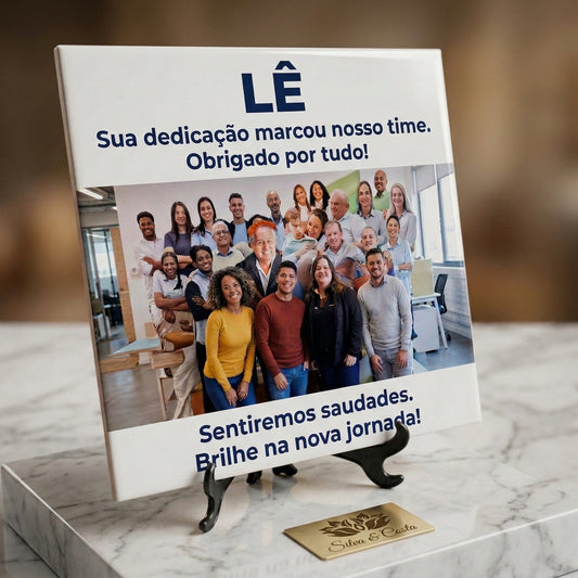 Azulejo personalizado: o presente personalizado criativo para dizer o que não foi dito