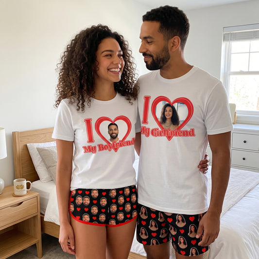 Conjunto de Casal I Love Personalizado