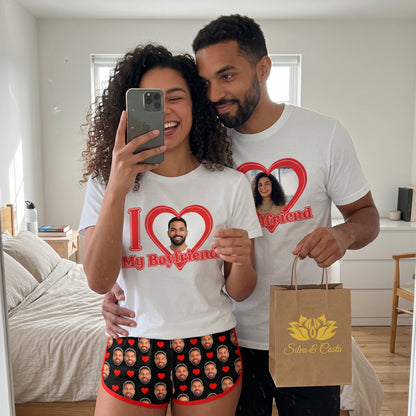 Conjunto de Casal I Love Personalizado