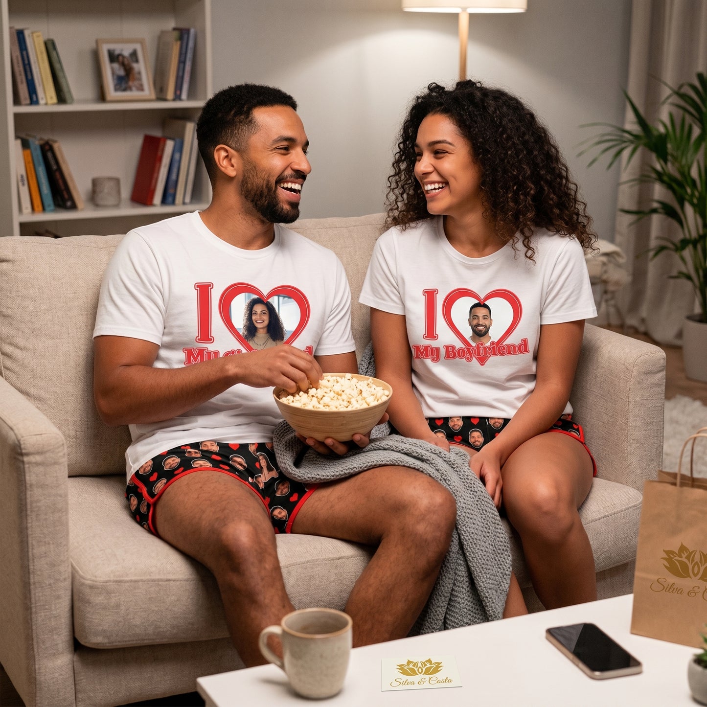 Conjunto de Casal I Love Personalizado