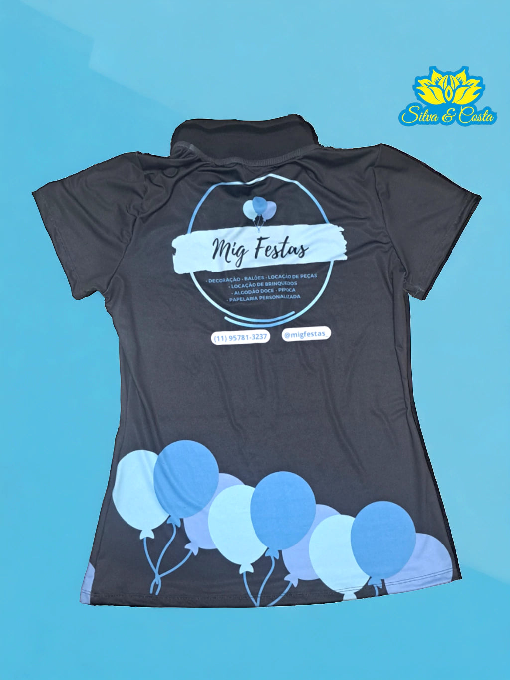 Camisa Polo Personalizada Dryfit Premium 50+ UV