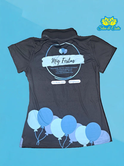Camisa Polo Personalizada Dryfit Premium 50+ UV