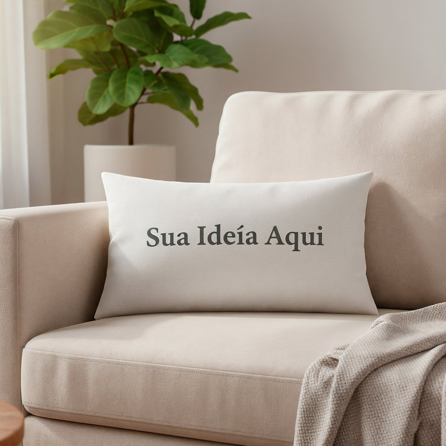 Almofada Retangular Personalizada Escolha o tamanho