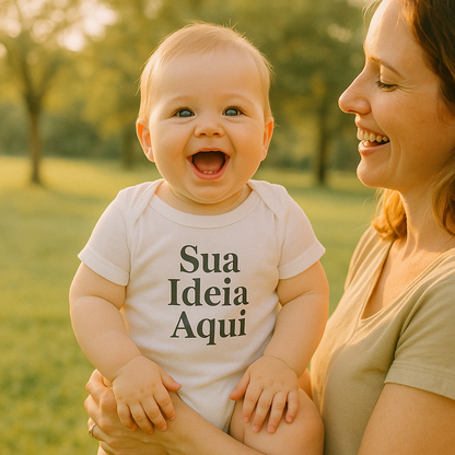 Body Infantil Branco Personalizado