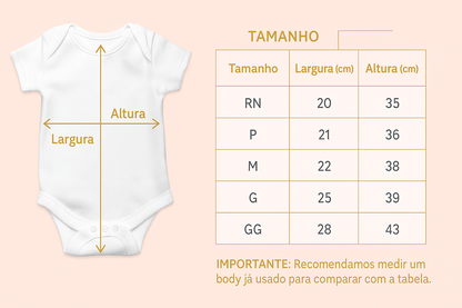 Body Infantil Roxo Personalizado