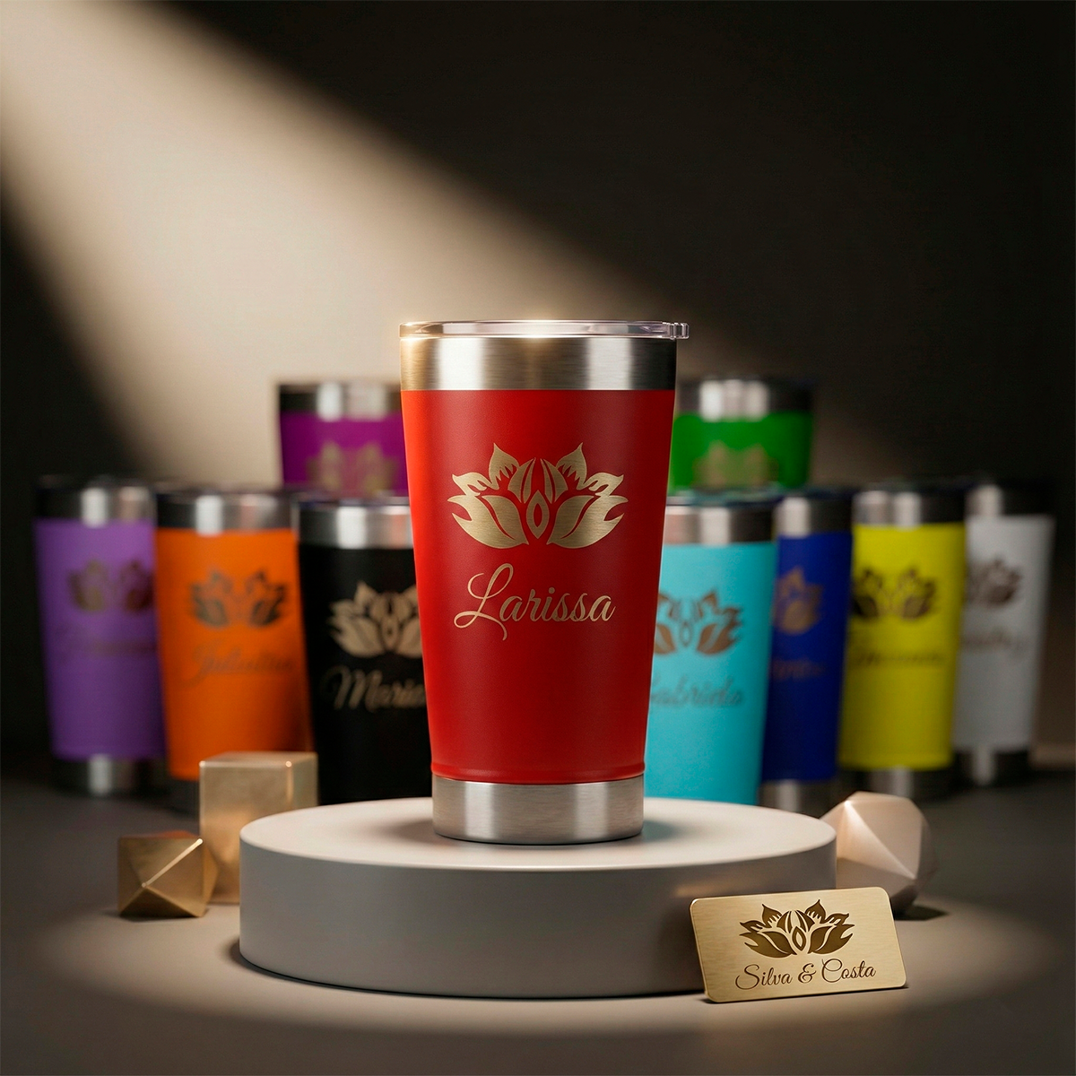 copo stanley personalizado várias cores com tampa