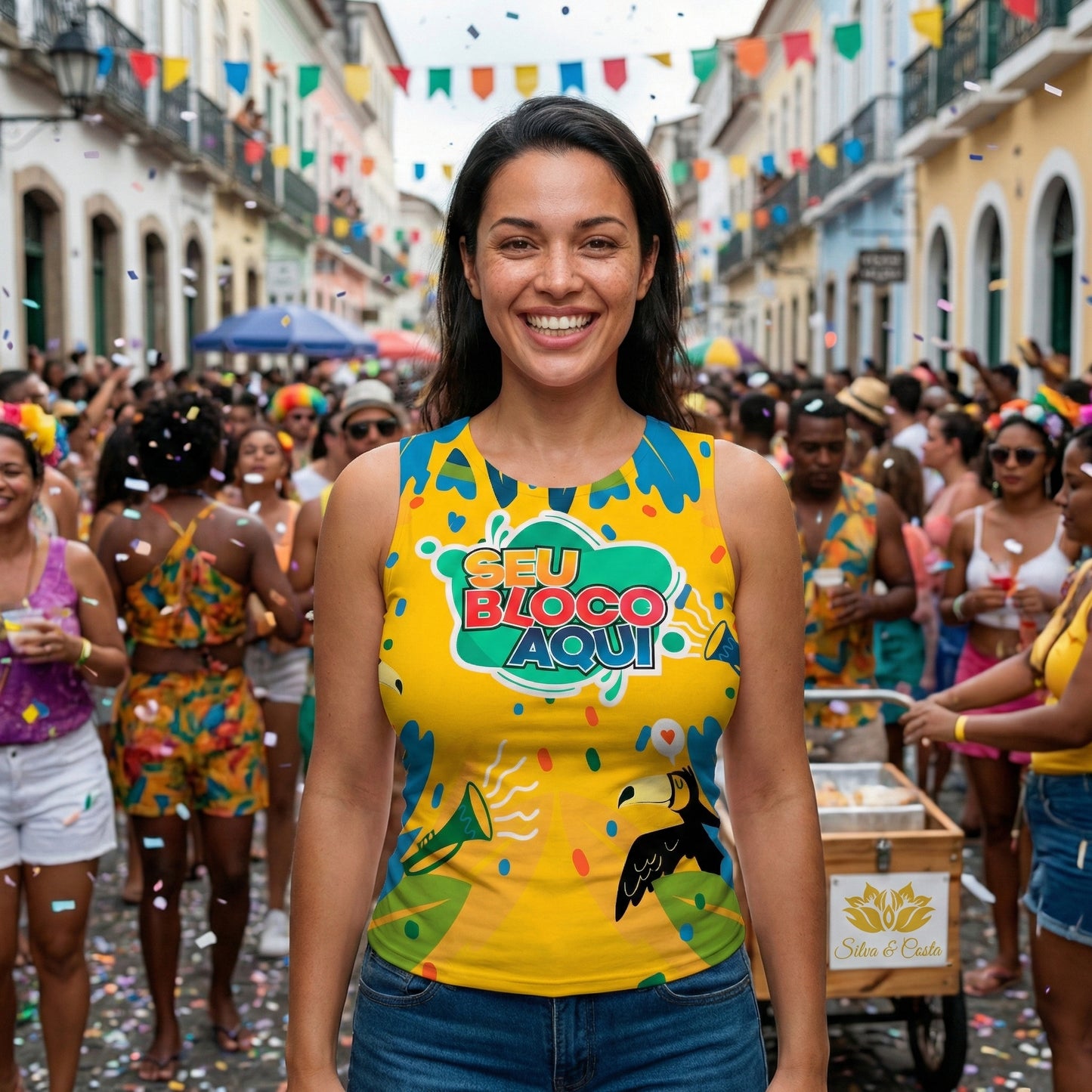 Camiseta Abadá Baby Look Personalizada