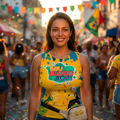 Camiseta Abadá Baby Look Personalizada