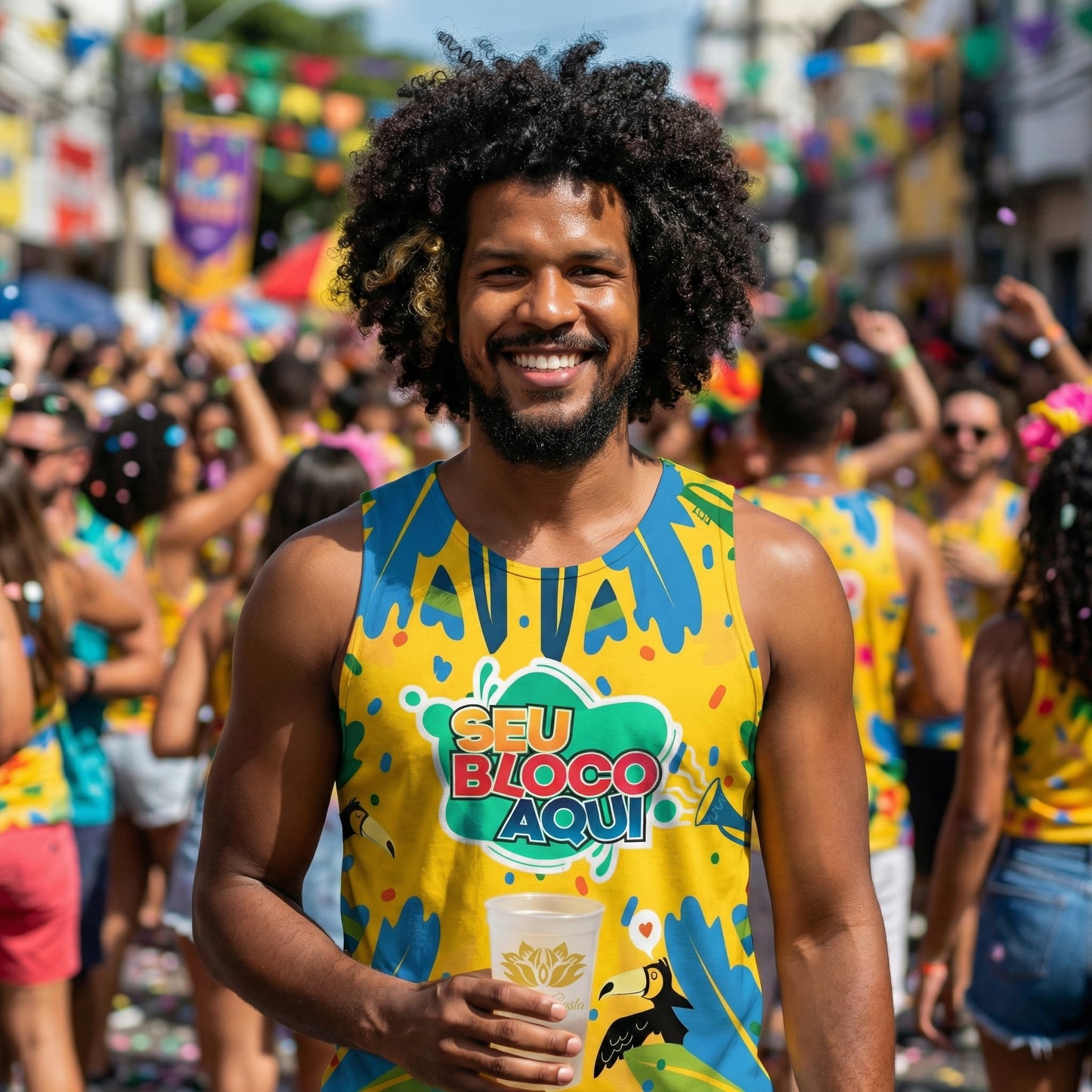 Camiseta Abadá Unissex Personalizada