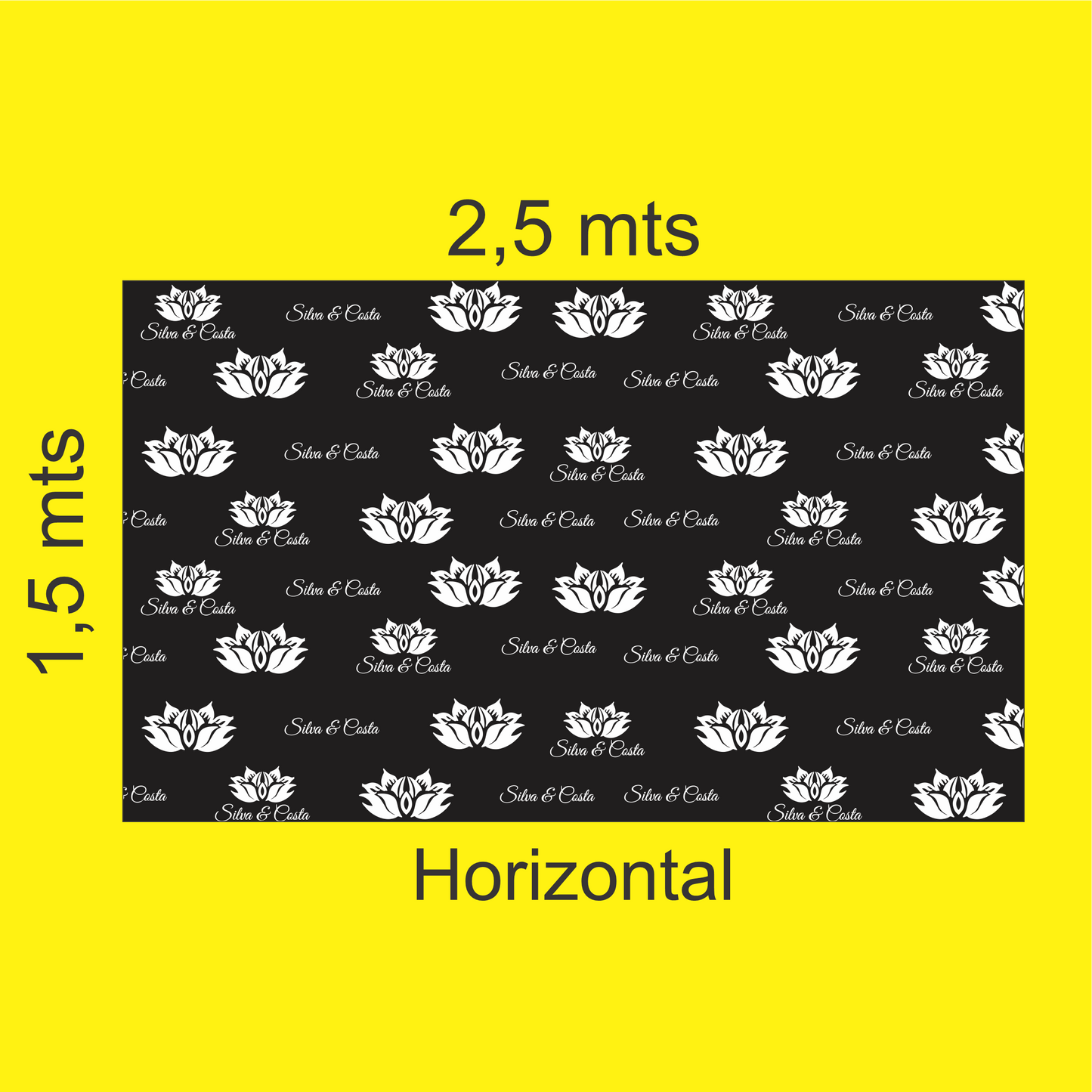 Toalha Para Mesa e Stand de eventos 2,5 x 1,5 Mts