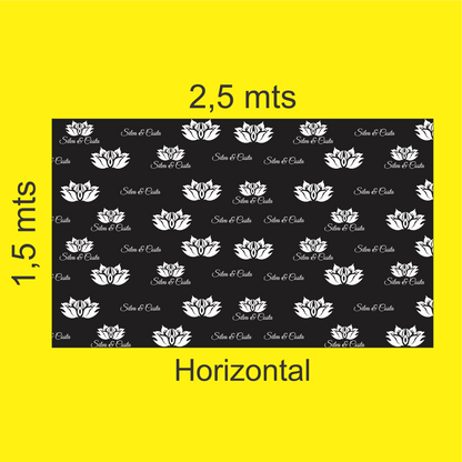 Toalha Para Mesa e Stand de eventos 2,5 x 1,5 Mts