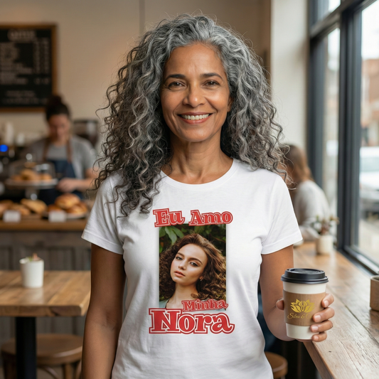 Camiseta Amo Minha Nora Personalizada com Foto
