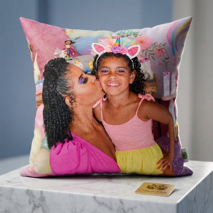 Almofada personalizada com foto 40x40 | Presente para Casal