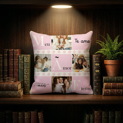 Almofada Personalizada com Foto | Dia das Mães