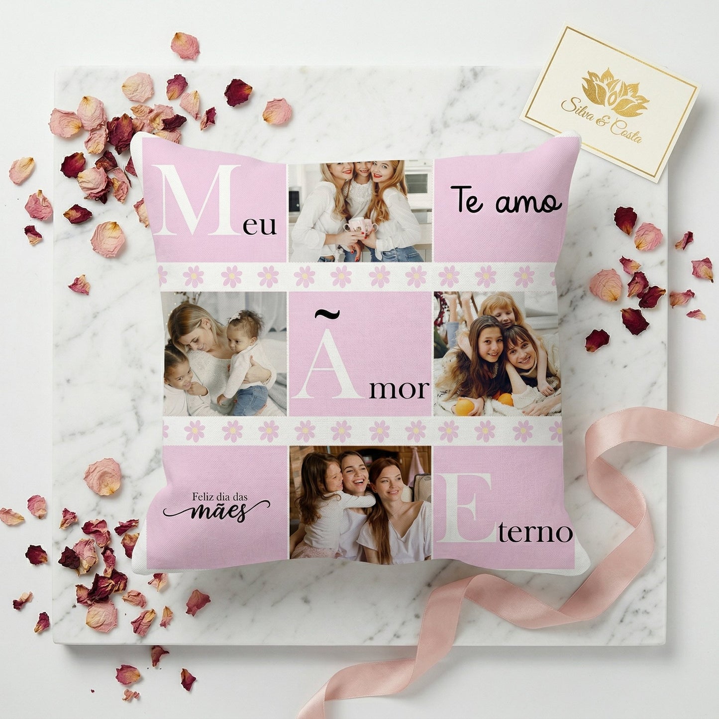Almofada Personalizada com Foto | Dia das Mães