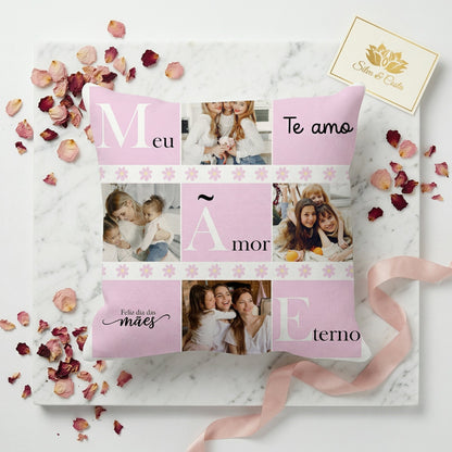 Almofada Personalizada com Foto | Dia das Mães