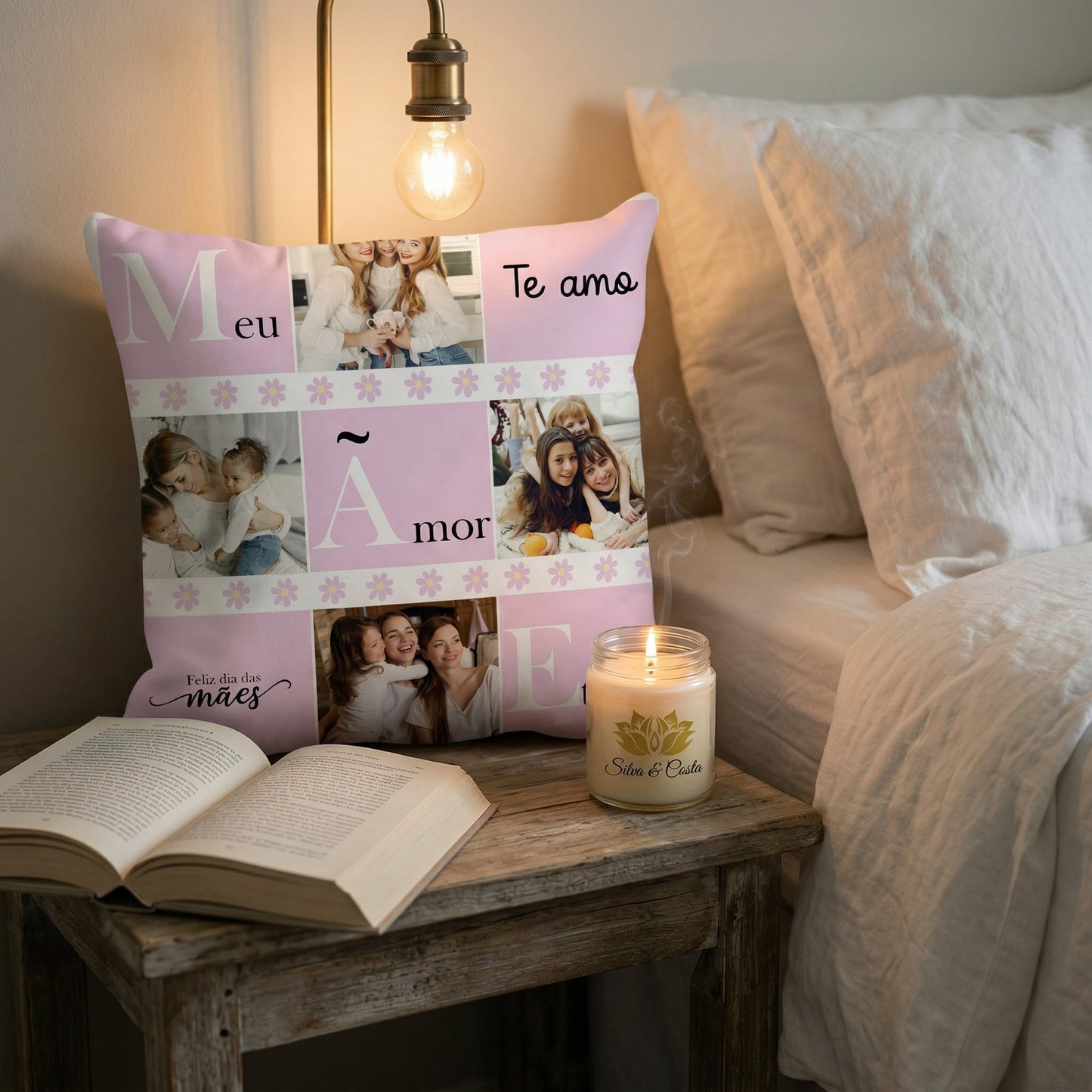 Almofada Personalizada com Foto | Dia das Mães