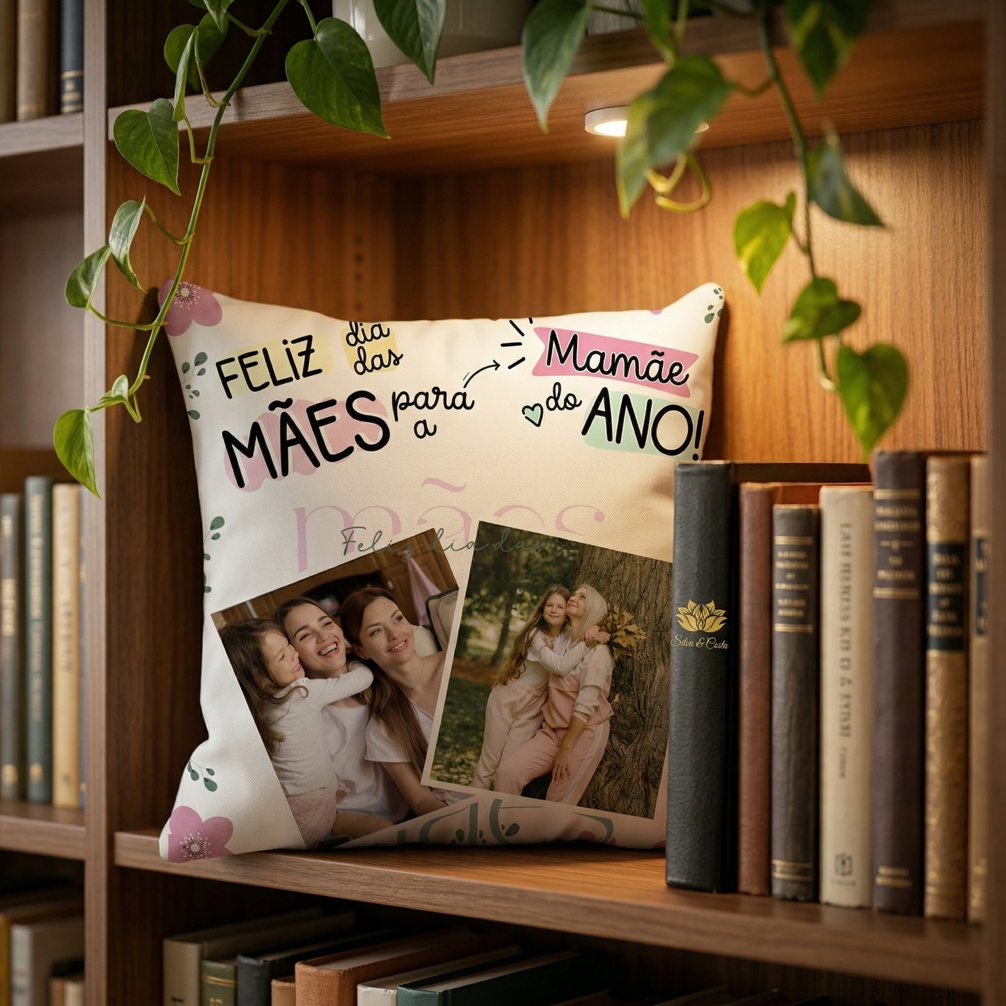 Almofada Personalizada com Foto | Presente para Mãe