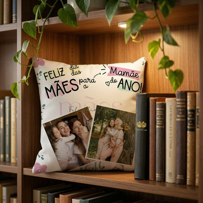 Almofada Personalizada com Foto | Presente para Mãe