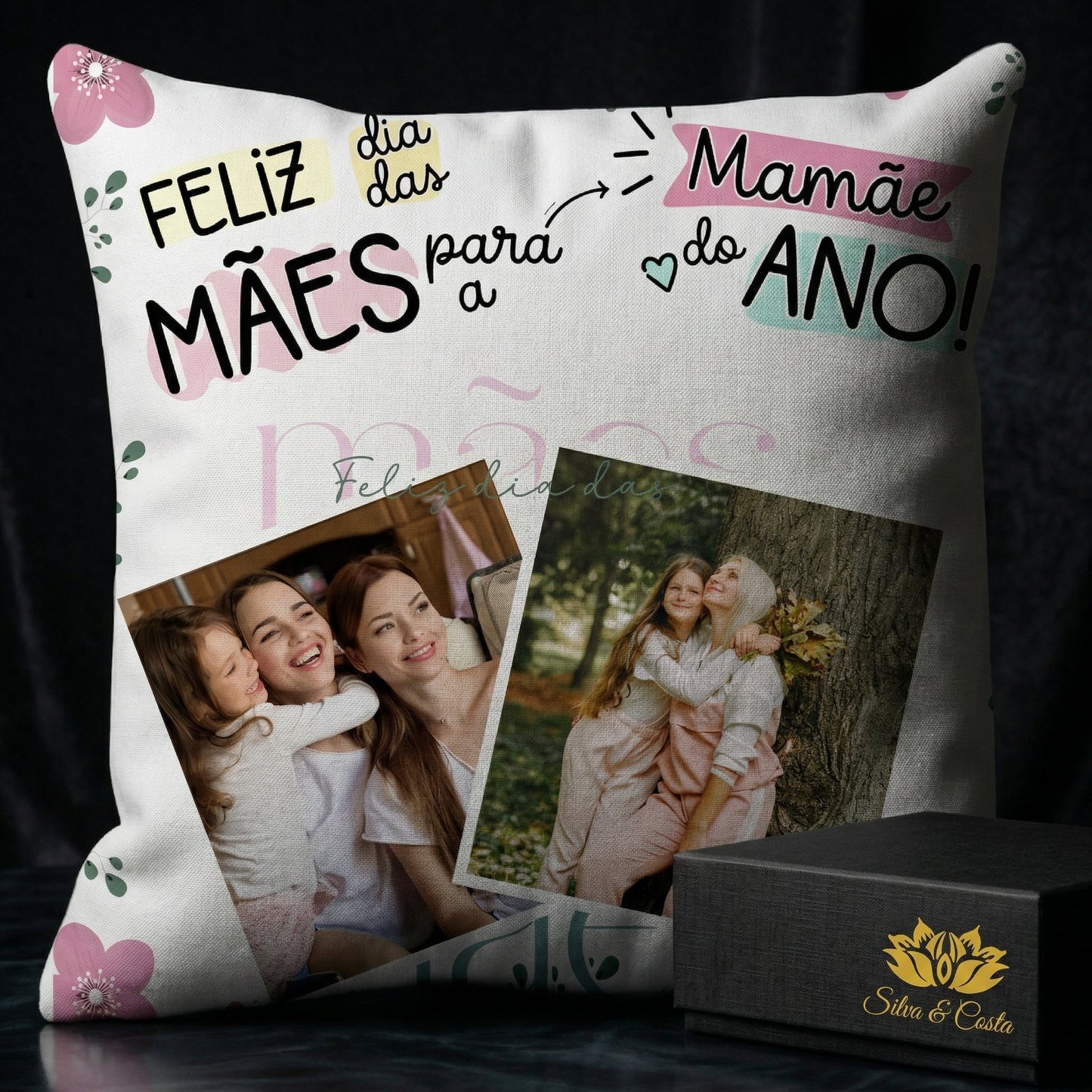 Almofada Personalizada com Foto | Presente para Mãe