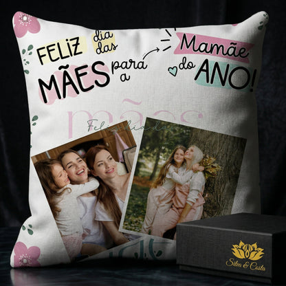 Almofada Personalizada com Foto | Presente para Mãe