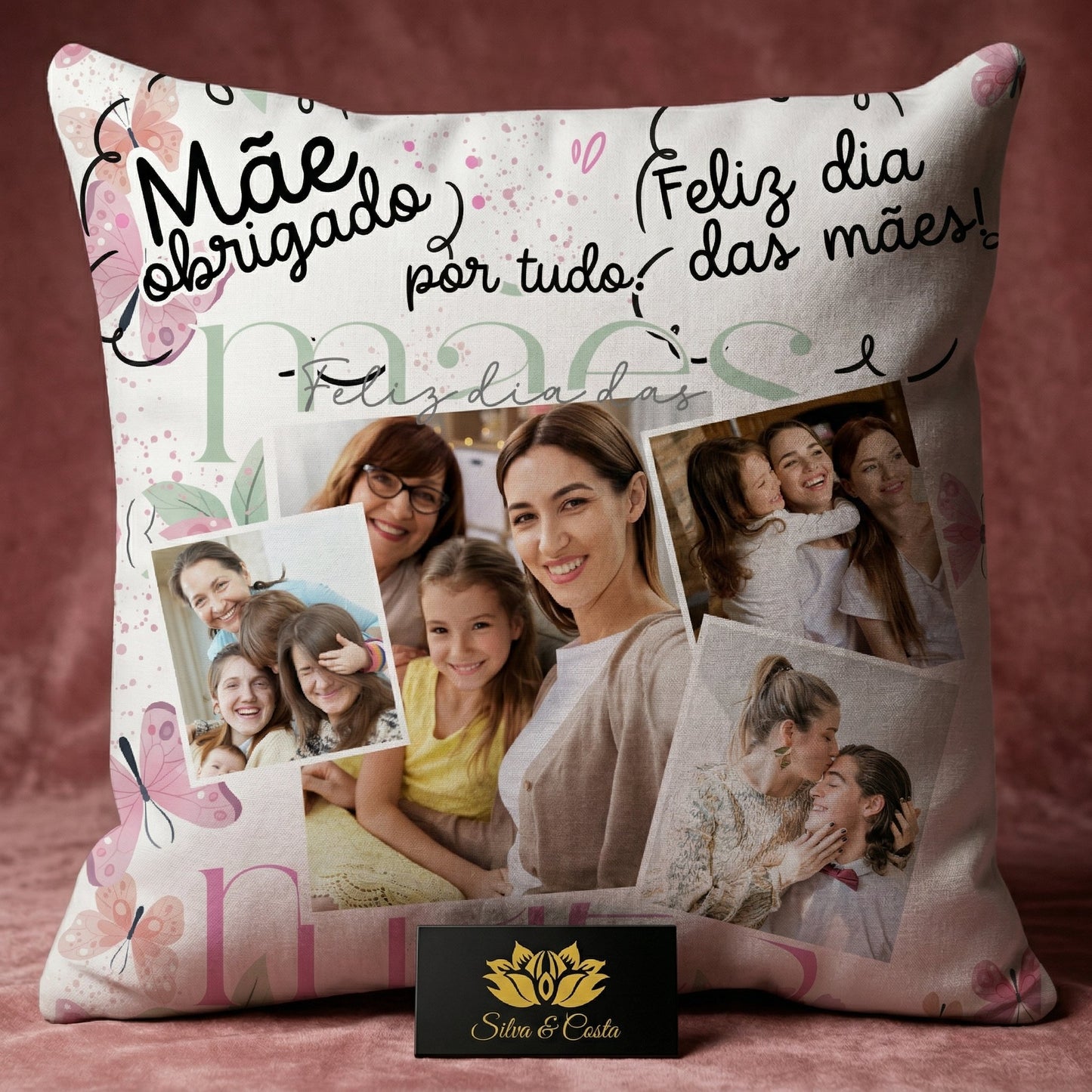 Almofada Personalizada com Foto | Presente para Mães