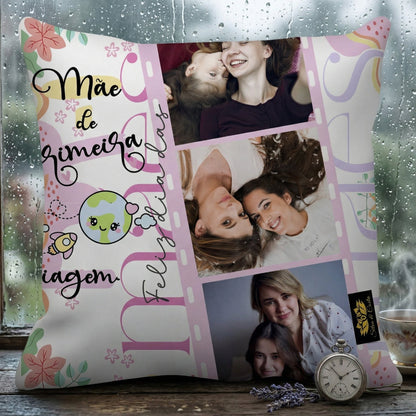 Almofada Personalizada com Foto | Presente para Mães