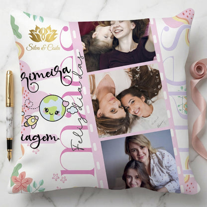 Almofada Personalizada com Foto | Presente para Mães