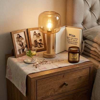 Almofada Personalizada com Foto e Nome | Casal e Bebê