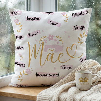 Almofada Personalizada com Foto e Nome | Presente Casal ou Bebê