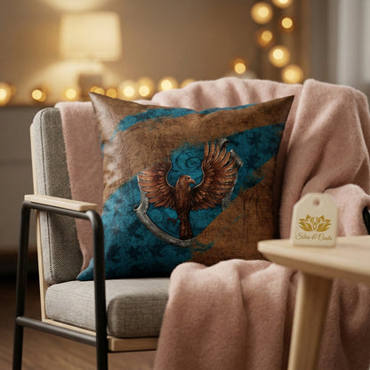 Almofada Personalizada com Nome 40x40 — Presente Harry Potter Vintage