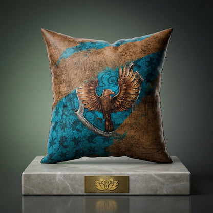 Almofada Personalizada com Nome 40x40 — Presente Harry Potter Vintage