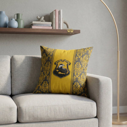 Almofada Personalizada com Nome — Harry Potter Lufa-Lufa 40x40 Presente