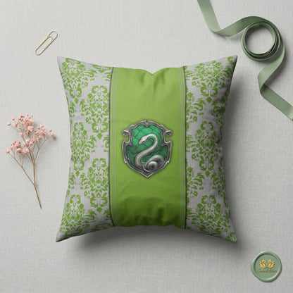 Almofada Personalizada com Nome — Harry Potter Sonserina 40x40 Presente