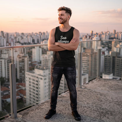 Camiseta Regata Personalizada com Texto | Academia