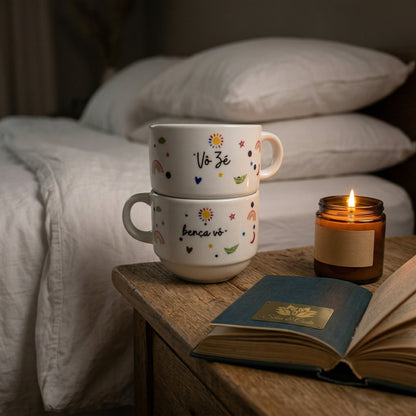 Caneca Personalizada com Nome e Foto | Presente para Avós